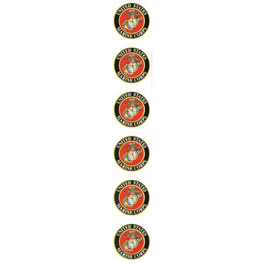 Marine EGA Mini Decal 6 Pack