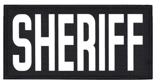 Sheriff Velcro Patch 11 x 5.5”