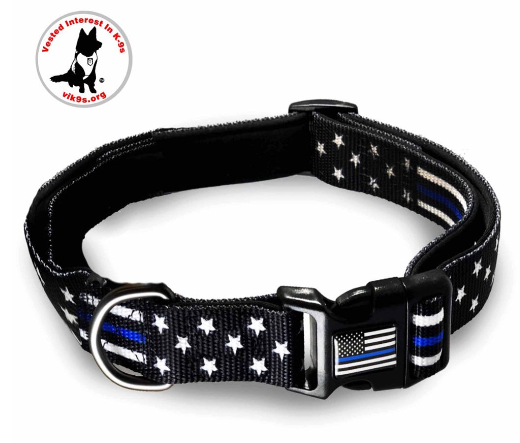 Thin Blue Line Stars & Stripes Pet Collar