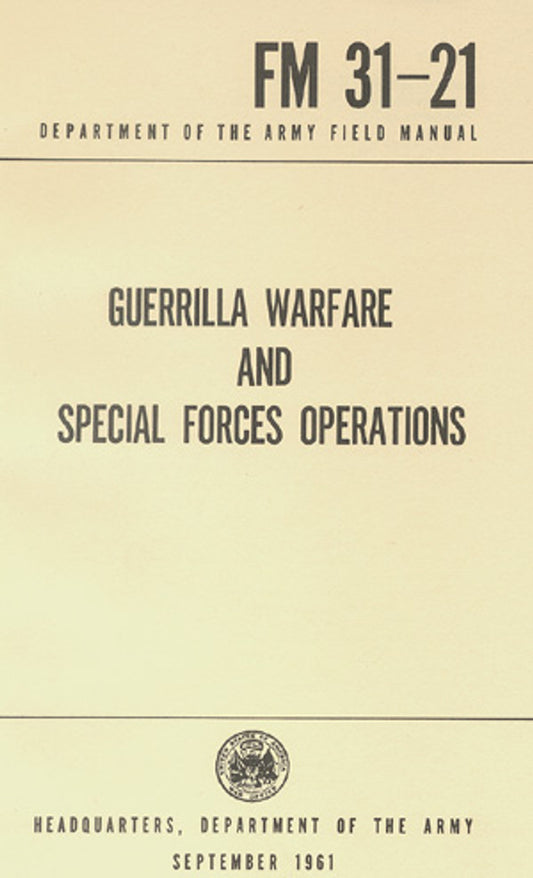 Field Manual - Guerilla Warfare