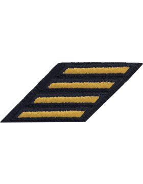 Army Male Service Stripes (Gold/Blue)