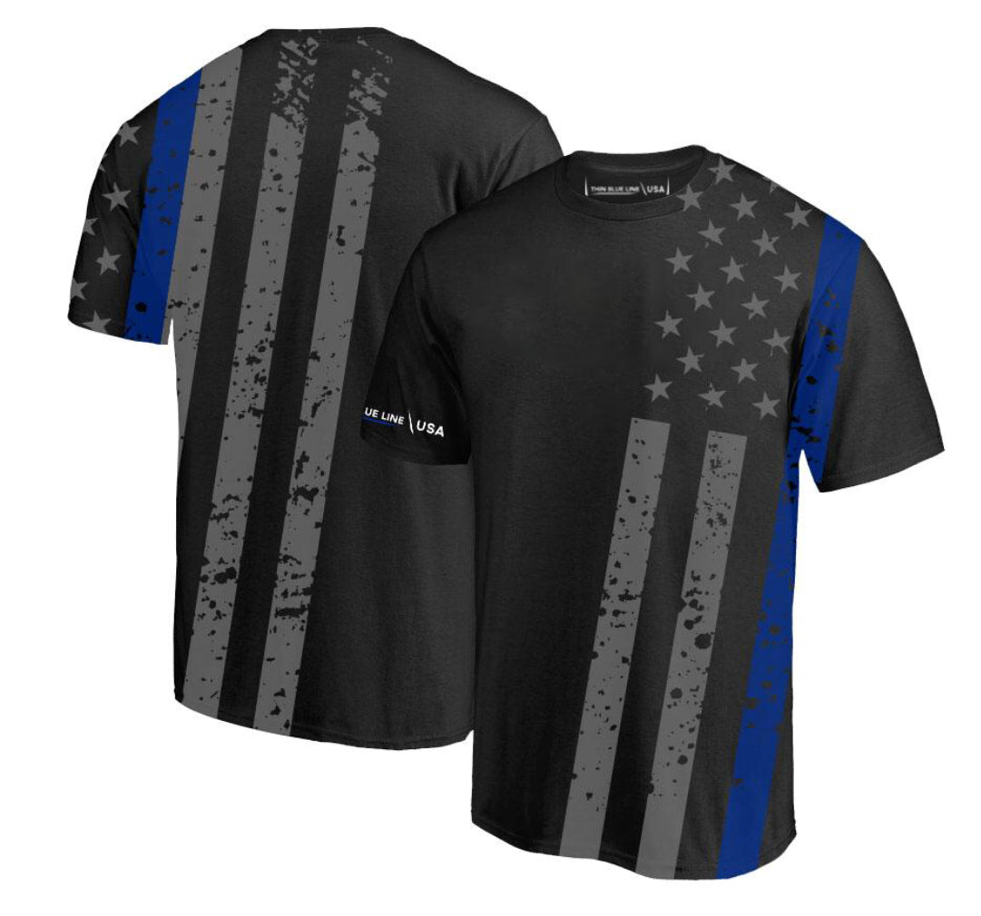 Thin Blue Line Athletic Dry Wicking Shirt
