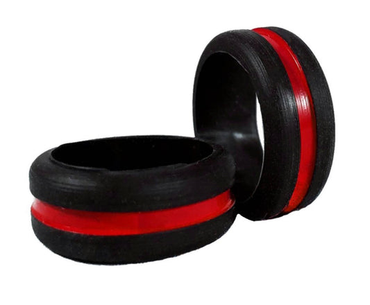 Women’s Thin Red Line Silicone Ring