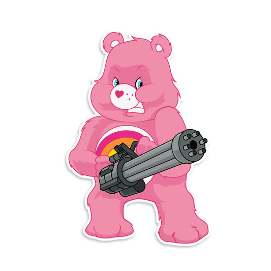 I Don't F*cking Care Bear Vinyl Sticker
