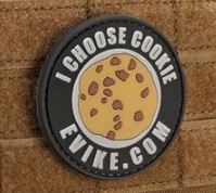 "I Choose Cookie" PVC Velcro Patch