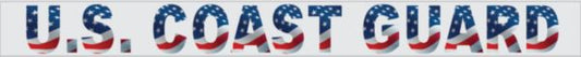 US Coast Guard Flag Design Window Strip