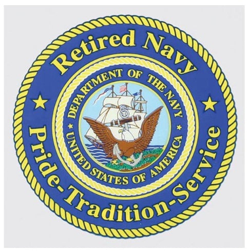 Retired Navy Decal