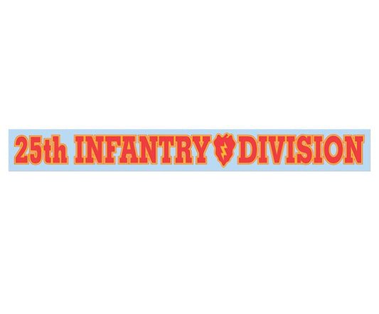 25th Infantry Window Strip