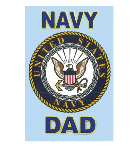 Navy Dad Decal