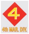 4th Marine Division Decal
