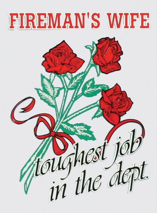 Fireman's Wife Decal