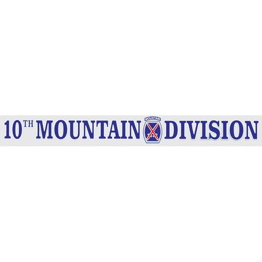 10th Mountain Div. Window Strip