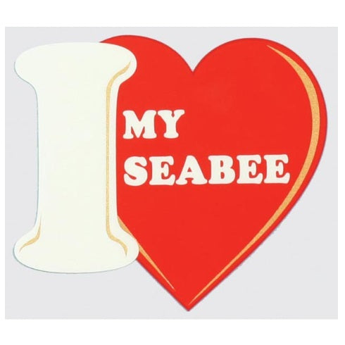 I Love My SeaBee Decal