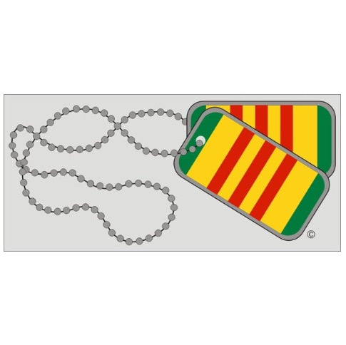 Vietnam Dog Tags Decal