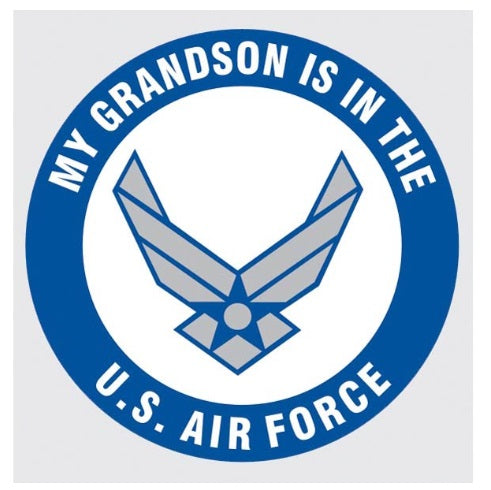 My Grandson in Air Force Decal