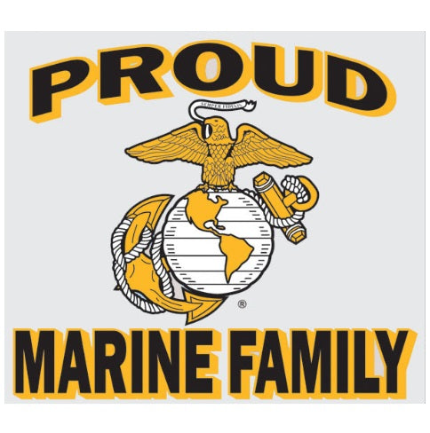 Proud Marine Family Decal