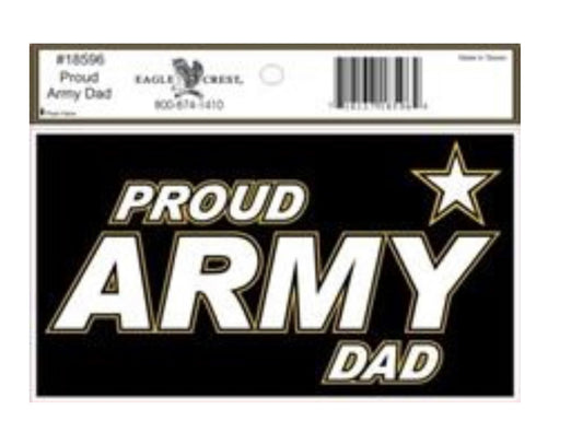 Proud Army Dad Decal