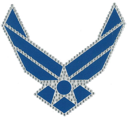 Air Force Wings Window Bling Decal
