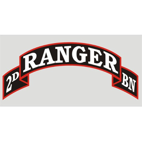 2nd Ranger Battalion Tab Decal