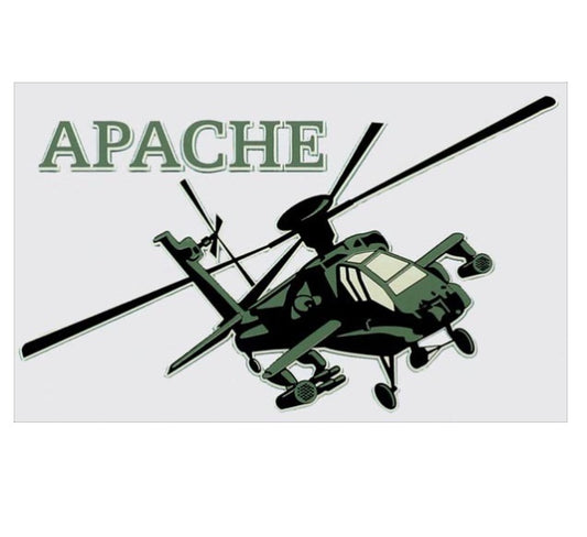 Apache Helicopter Decal