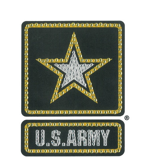 U.S. Army Star Bling Decal