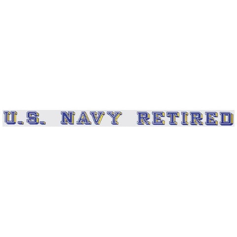U.S. Navy Retired Window Strip