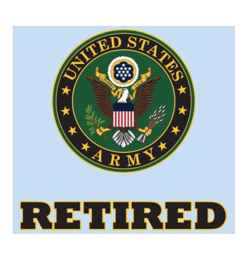 U.S. Army Retired Decal