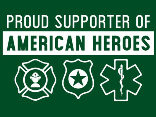 Proud Supporters of American Heroes Decal