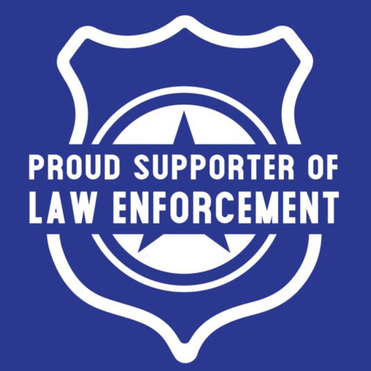 Proud Supporter of Law Enforcement Decal
