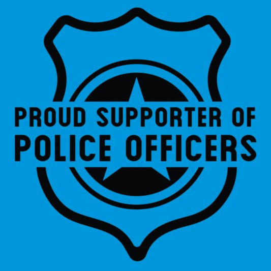 Proud Supporter of Police Decal