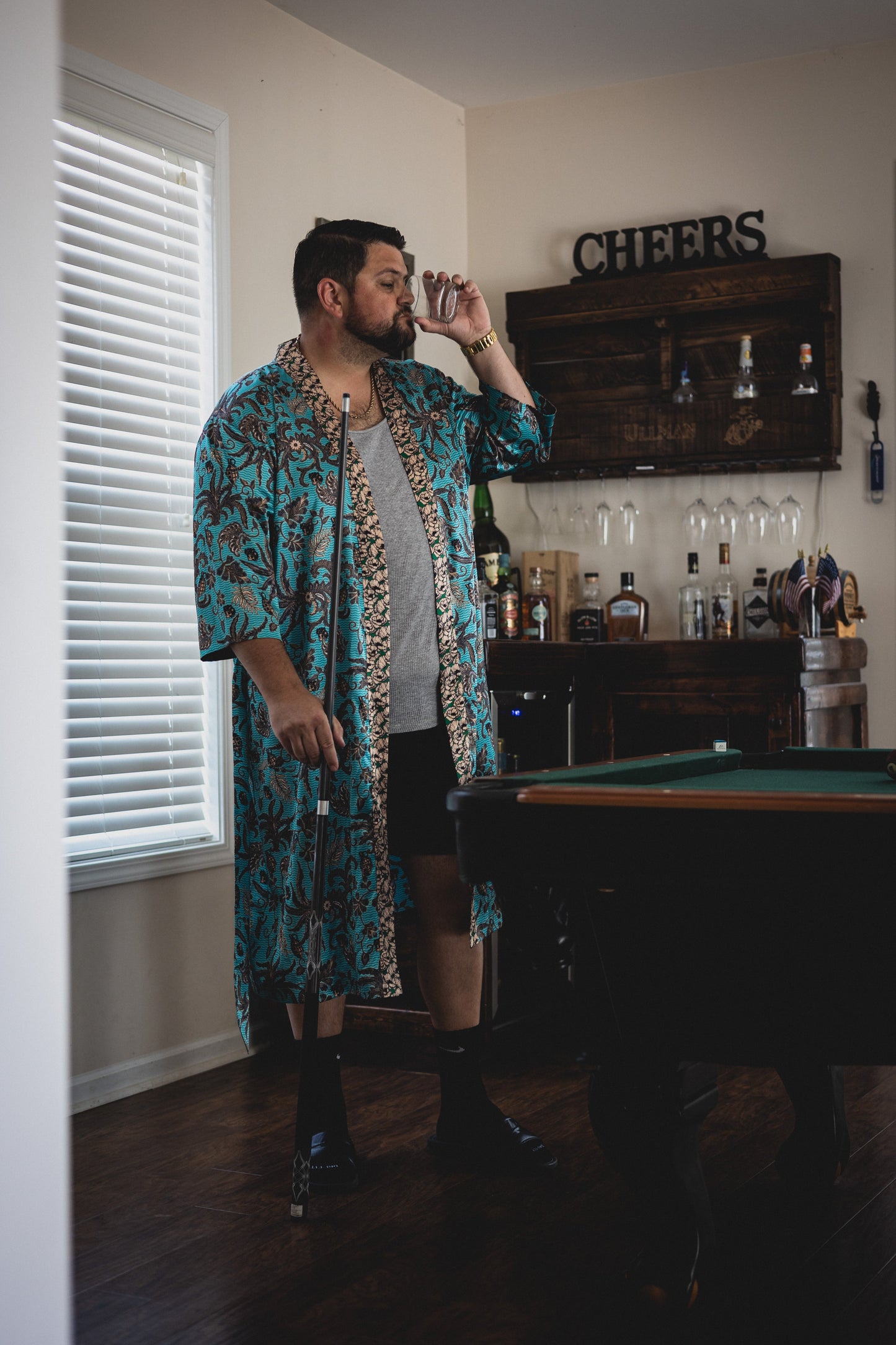 SavTac Savage Kimono Silk Robe