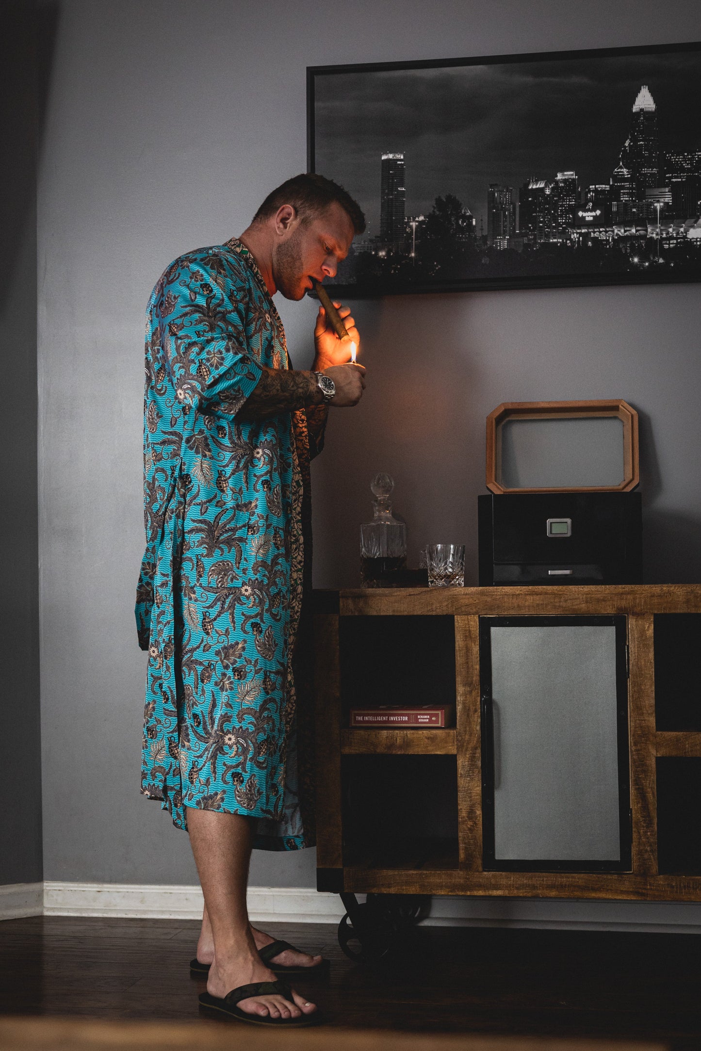 SavTac Savage Kimono Silk Robe