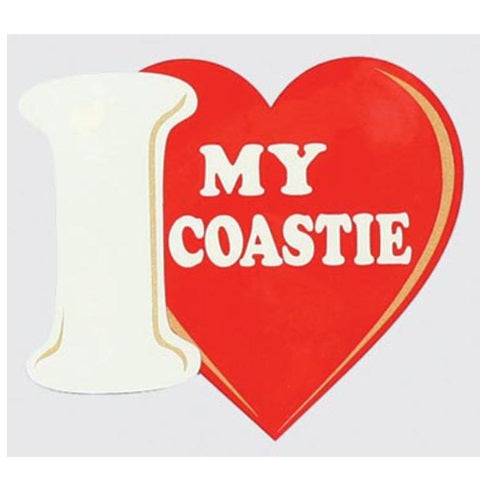 I Love My Coastie Decal