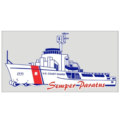 Coast Guard Cutter Boat Decal