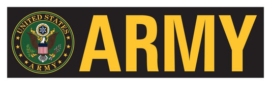 Army Crest Bumper Sticker
