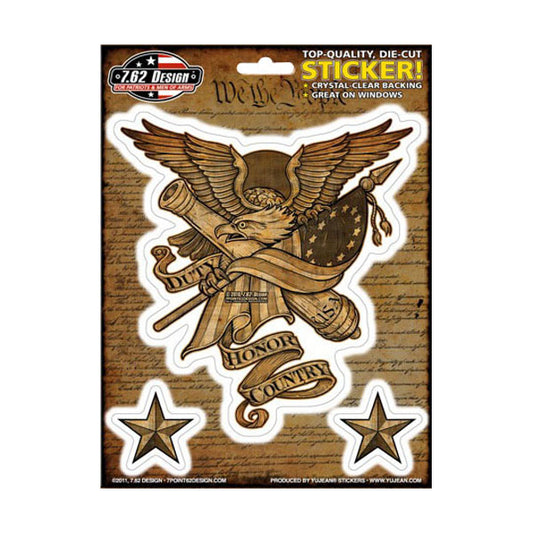 Duty Honor Country Decal