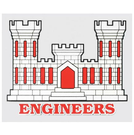 Army Corps Engineers Decal