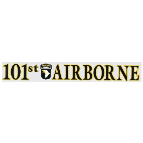 101st Airborne Window Strip Decal