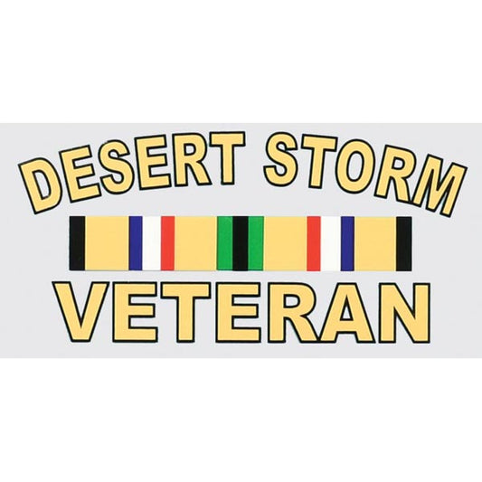 Desert Storm Veteran Ribbon Decal