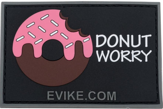 Donut Worry PVC Morale Patch