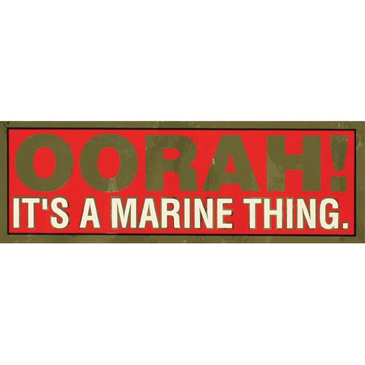 OORAH Metallic Bumper Sticker