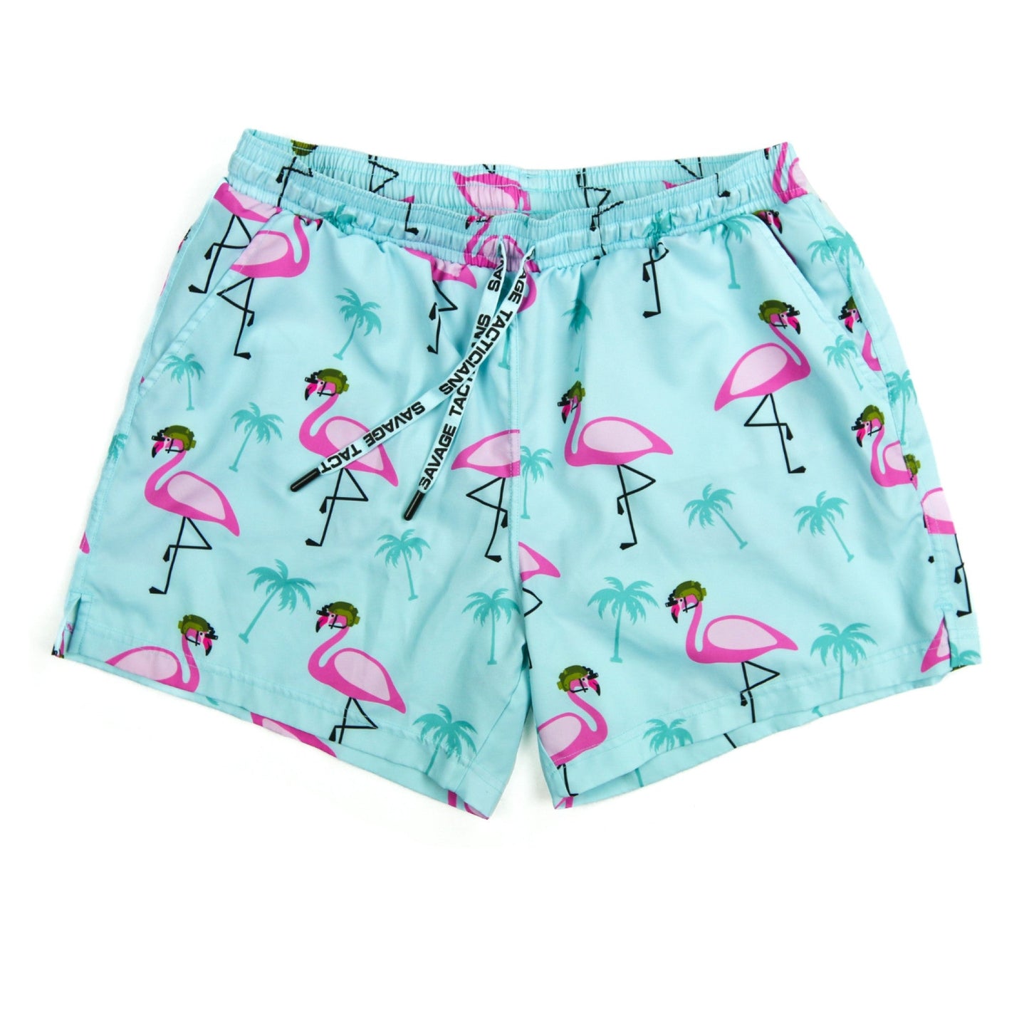 SavTac Flamingo Team Six Swim Trunks