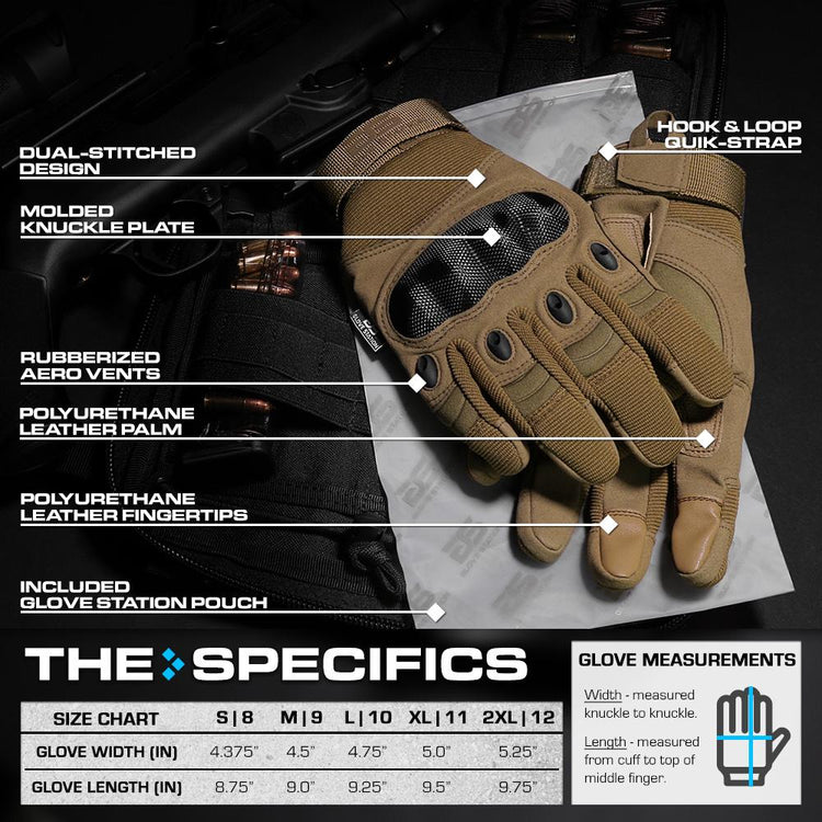 The Combat Hard Knuckle Glove