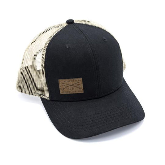 GS Logo Leather Patch Hat