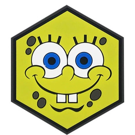 Smiling Sponge PVC Hex Patch