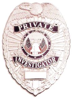 Private Investigator Badge