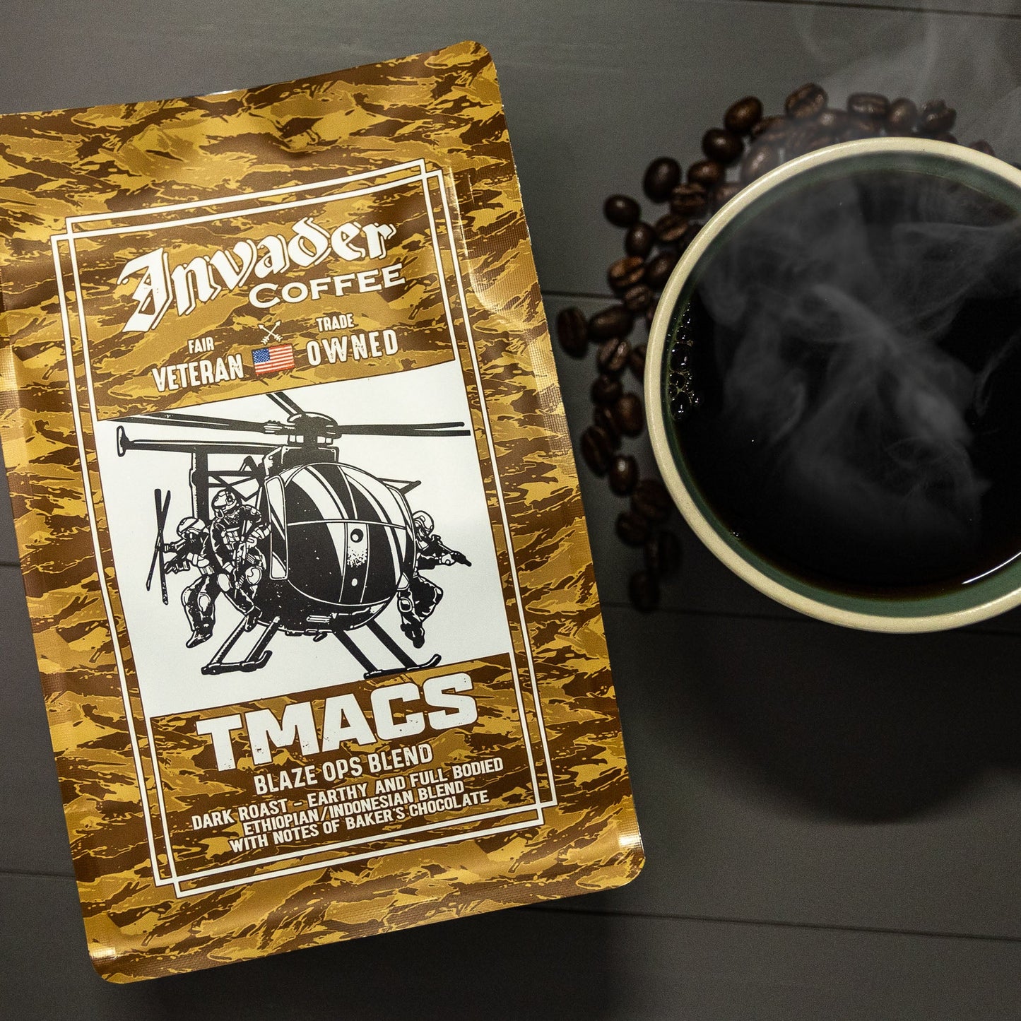 Invader Coffee- TMACS Organic Blend