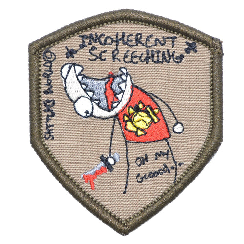 Sketch's World © Officially Licensed - Incoherent Screeching - 2.5x3 Shield Patch