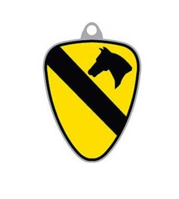 1st Cavalry Metal Keychain