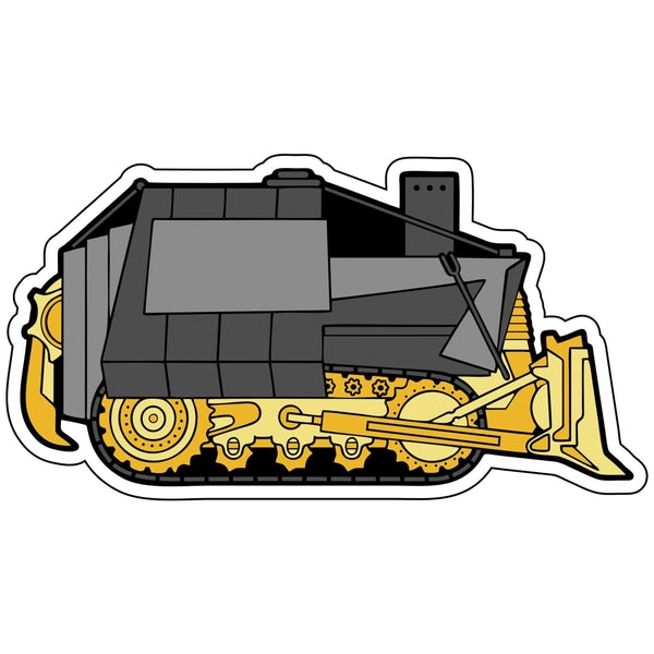 Killdozer Sticker 4.5" x 2.5"